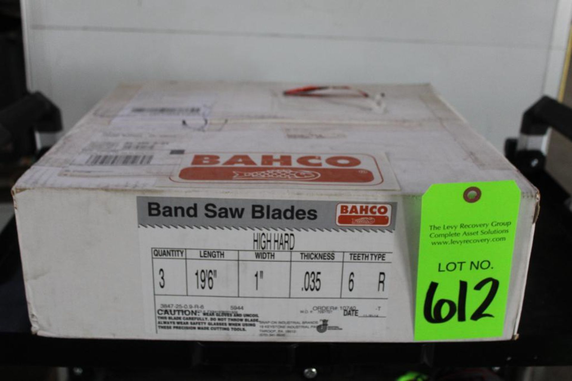 Lot of (3) BAHCO Band Saw Baldes 19'6 - Image 2 of 3