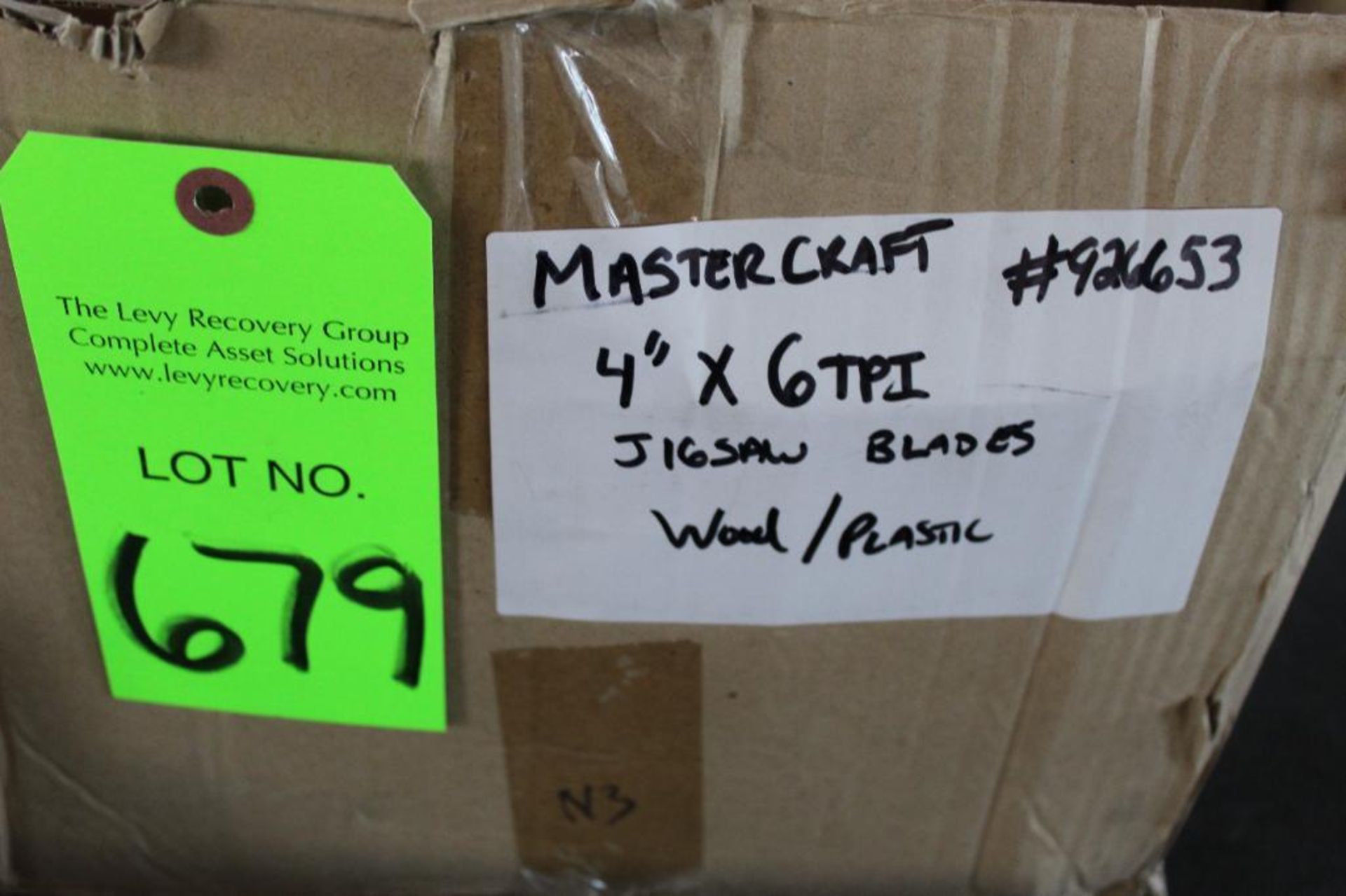 Open Case- (48) Boxes of 12 each MasterCraft 4"x 6TPI Jigsaw Blades #926653 - Image 3 of 4