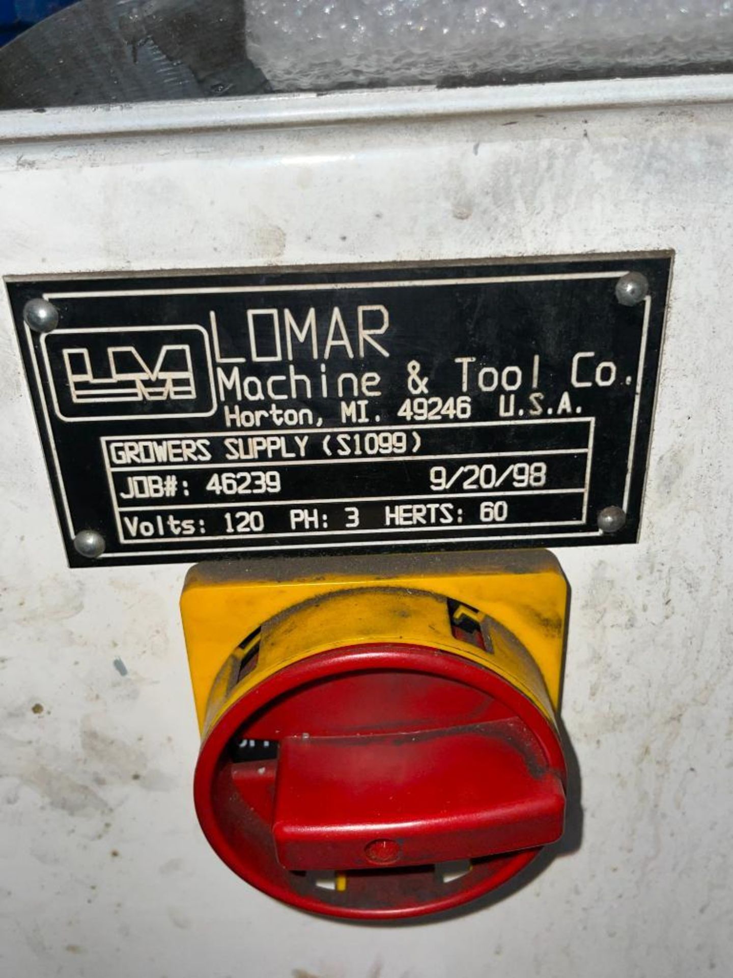 Lomar Model S1099A Portable Vertical Bending Machine - Image 4 of 10