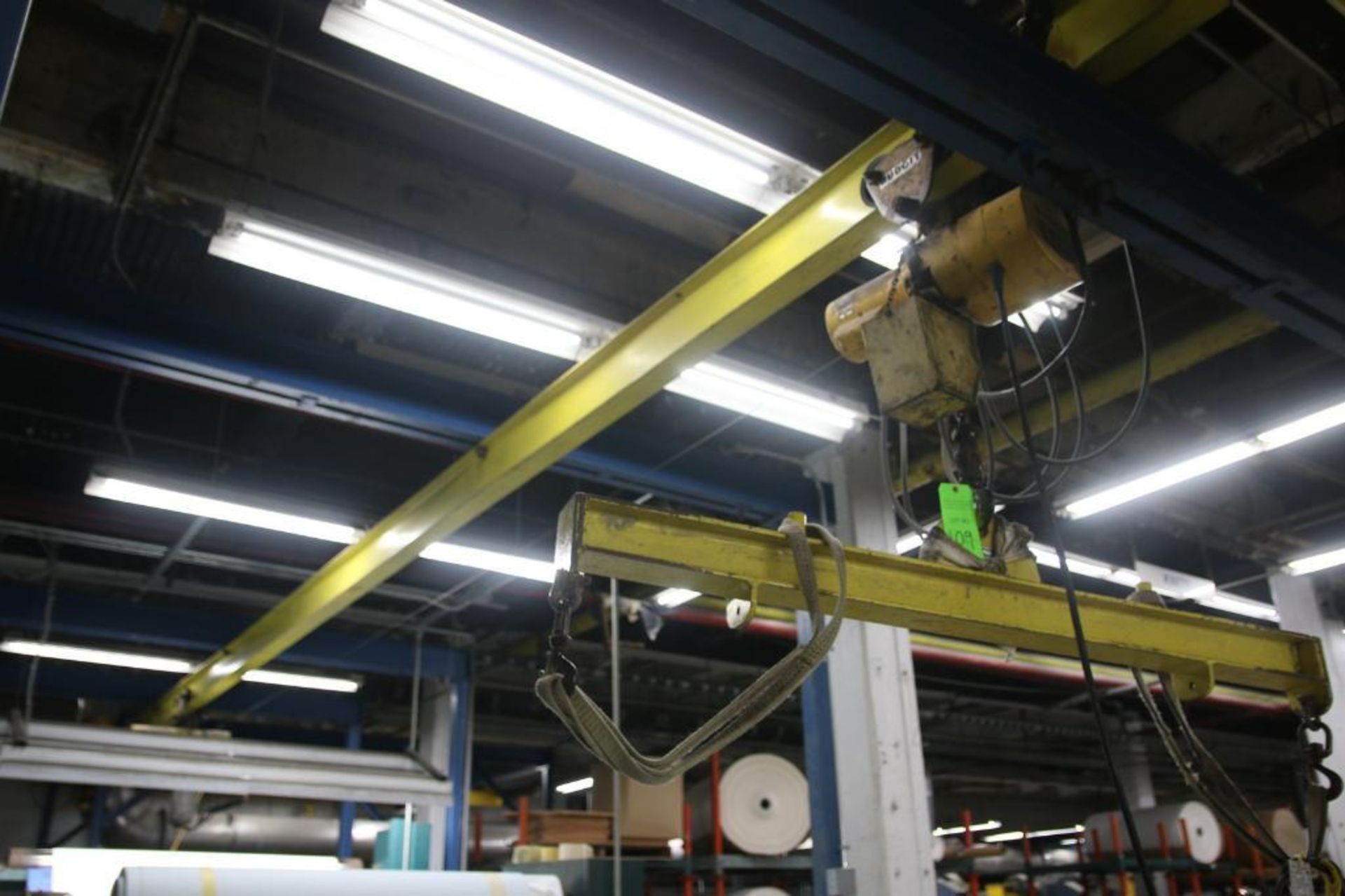 Mass 1 Ton Free-Standing Overhead Rail Beam Assembly