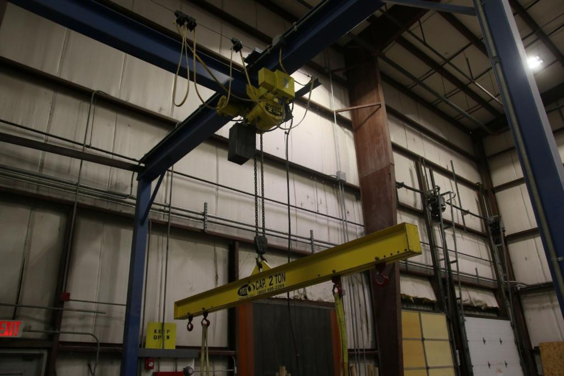 Mass 2 Ton Double Free-Standing Overhead Bridge Crane - Image 3 of 8