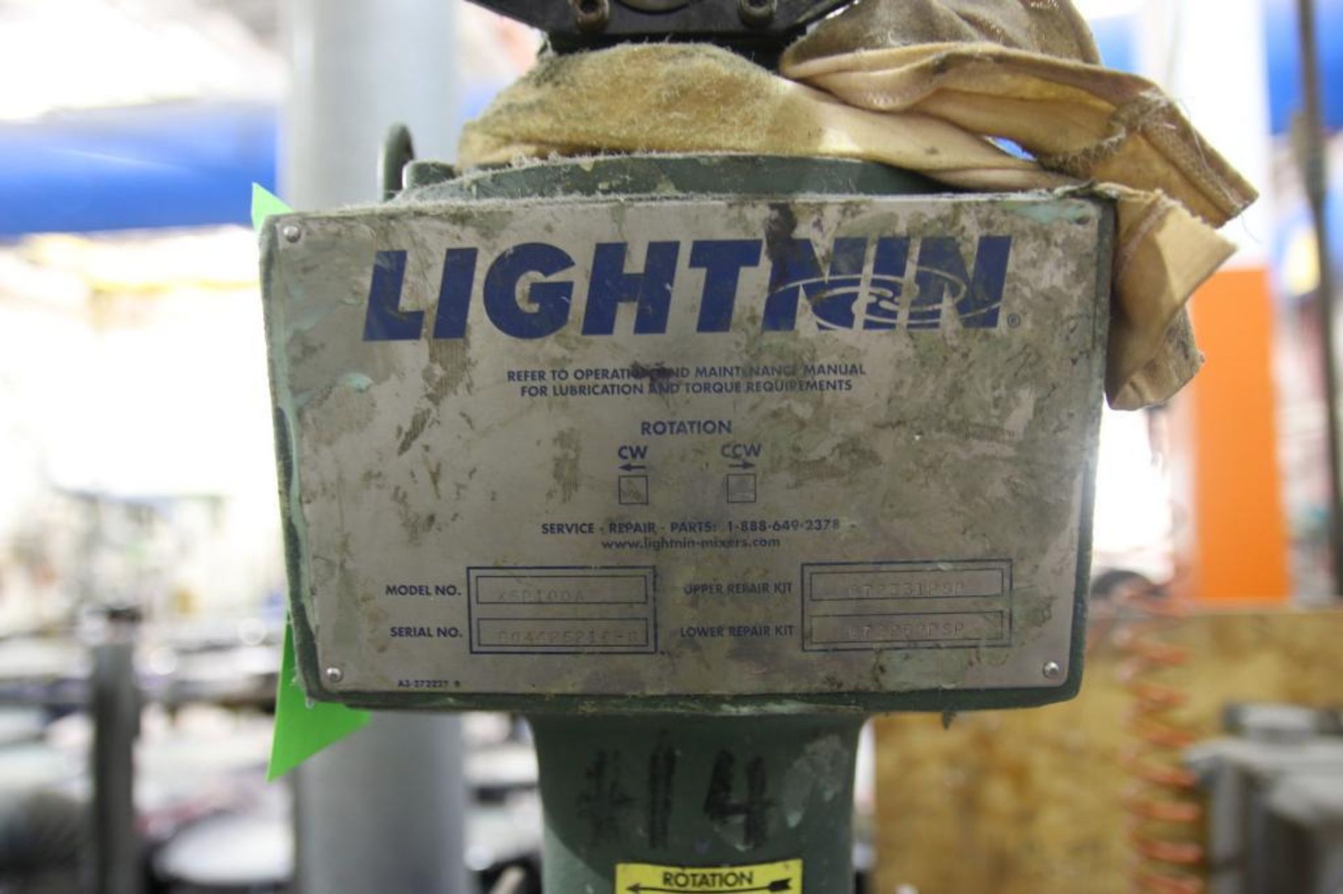 Lightnin X5P100A Industrial Mixer/Agitator - Image 4 of 5