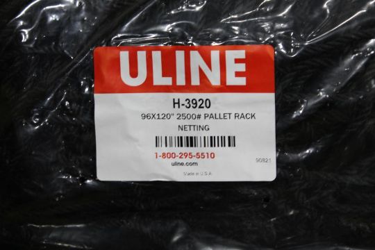 (x13) Packs of Uline H-3920 Pallet Rack Netting 96"x120" (#2500) - Image 3 of 6