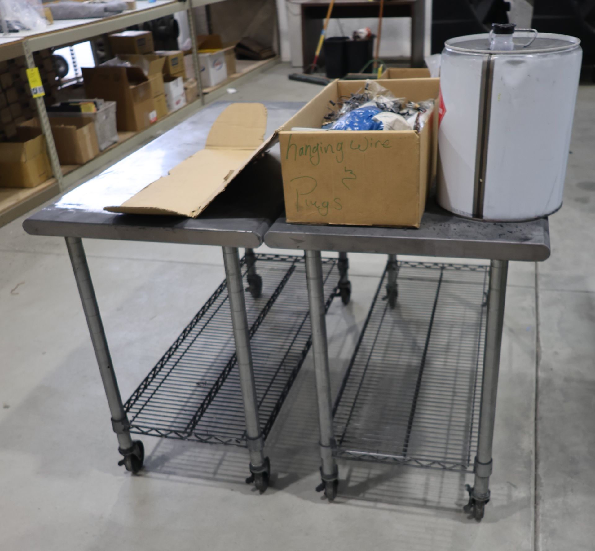 Rolling Tables with Contents - Image 2 of 4