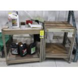 Rolling Small Shelves & Contents