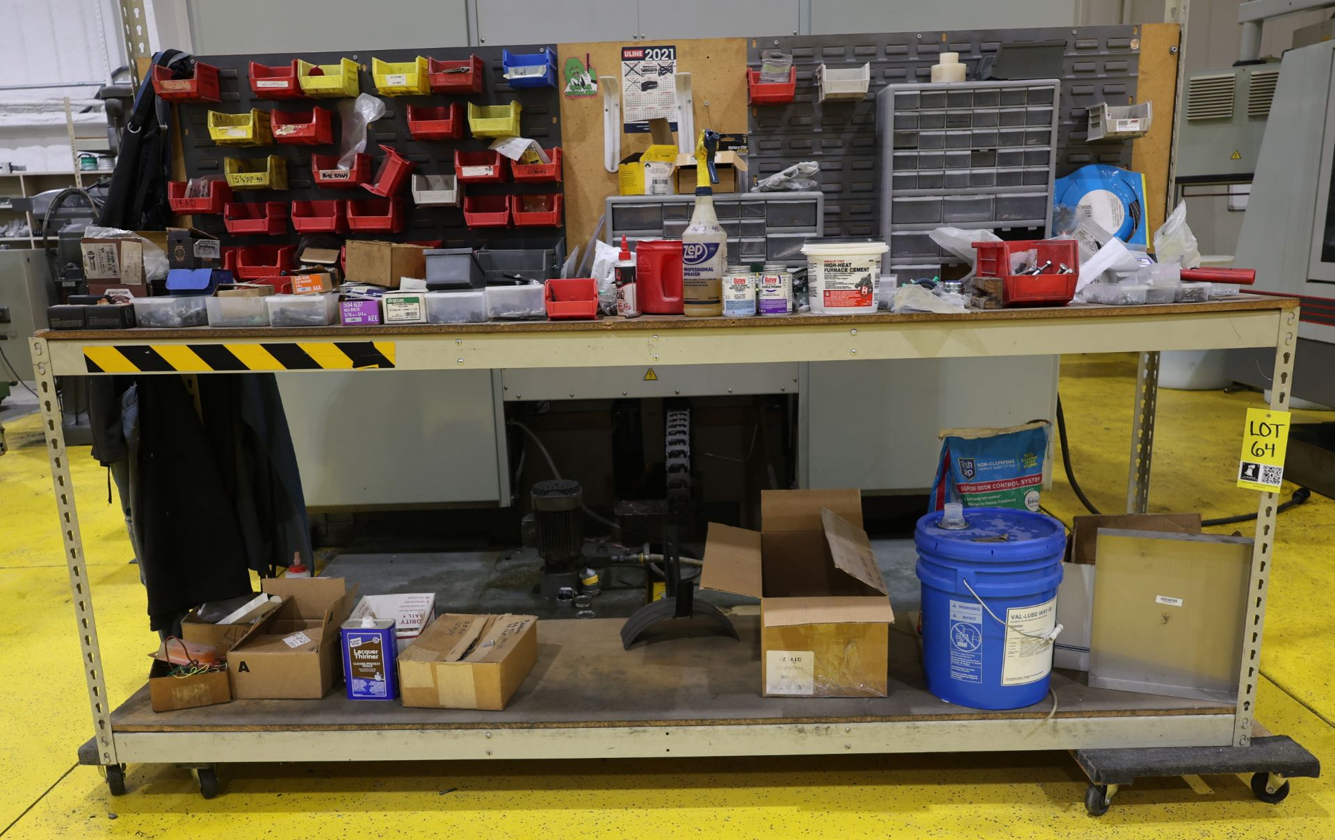 Work Bench with Contents Pictured