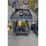 Rolling Cart with Contents