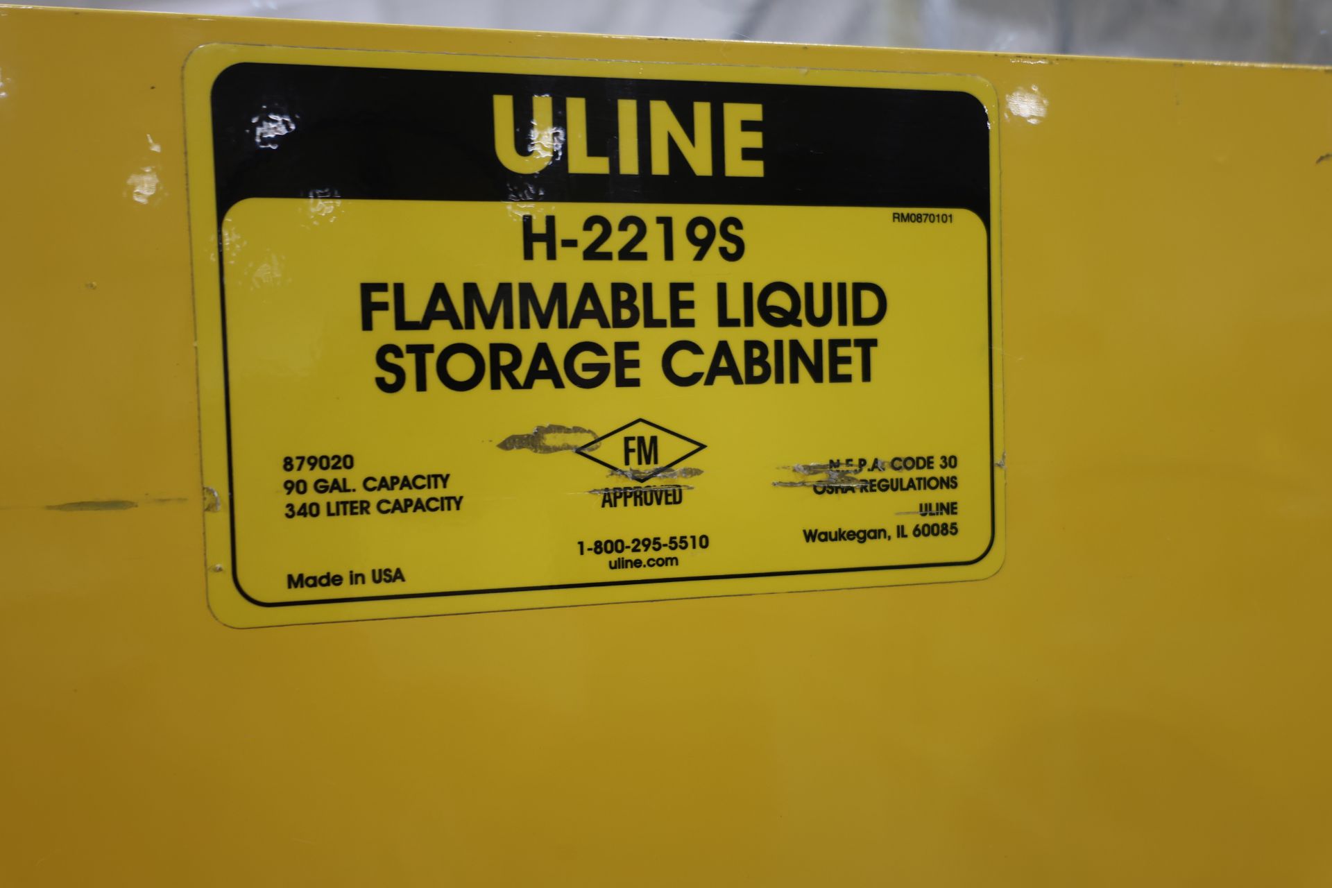 Flammable Liquid Storage Cabinet and contents - Image 2 of 4