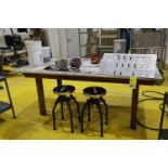 Table, Stools, and Contents