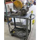 Saw with Rolling Cart