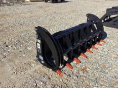 SKID STEER MOUNT BRUSH GRAPPLE