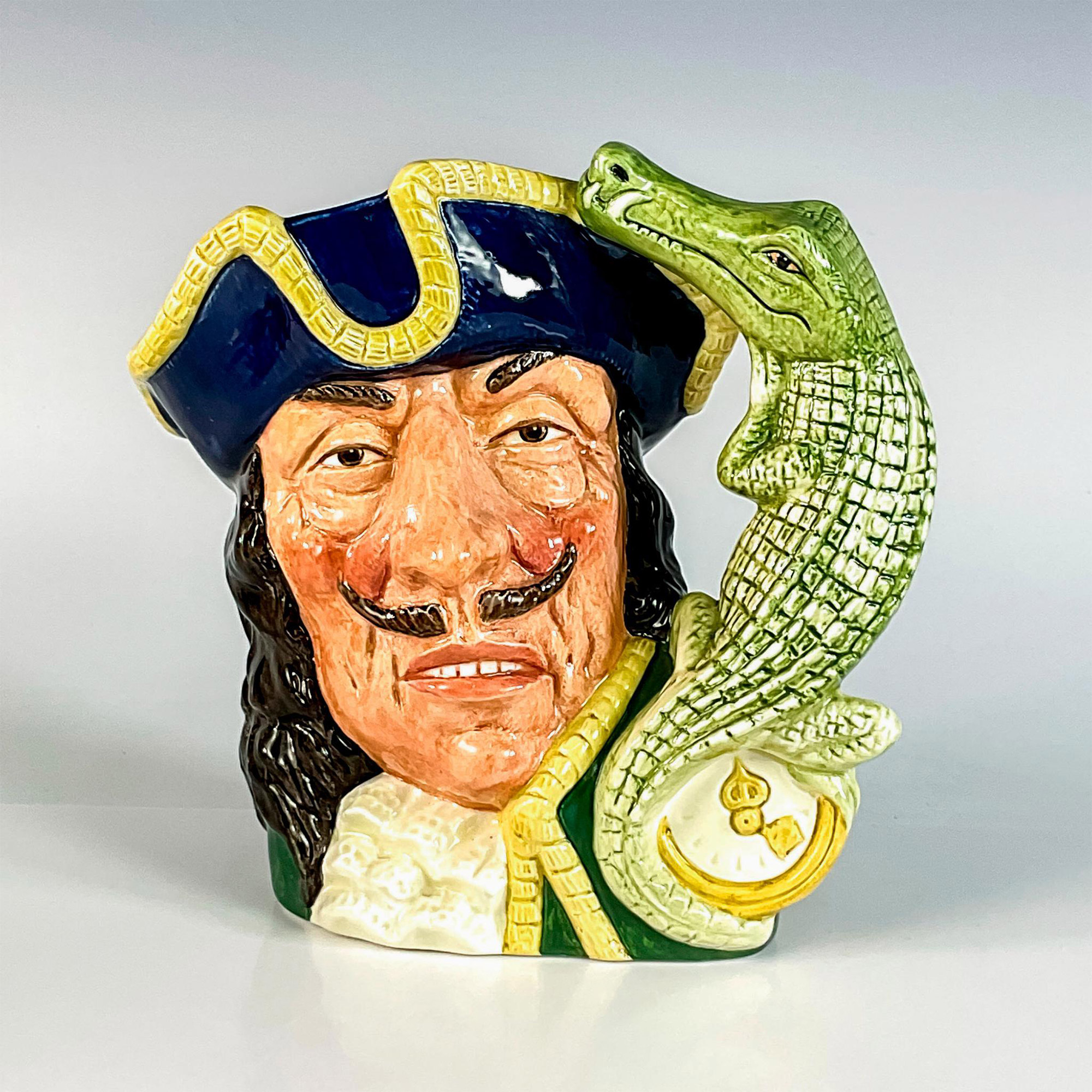 Capt Hook D6597 - Large - Royal Doulton Character Jug