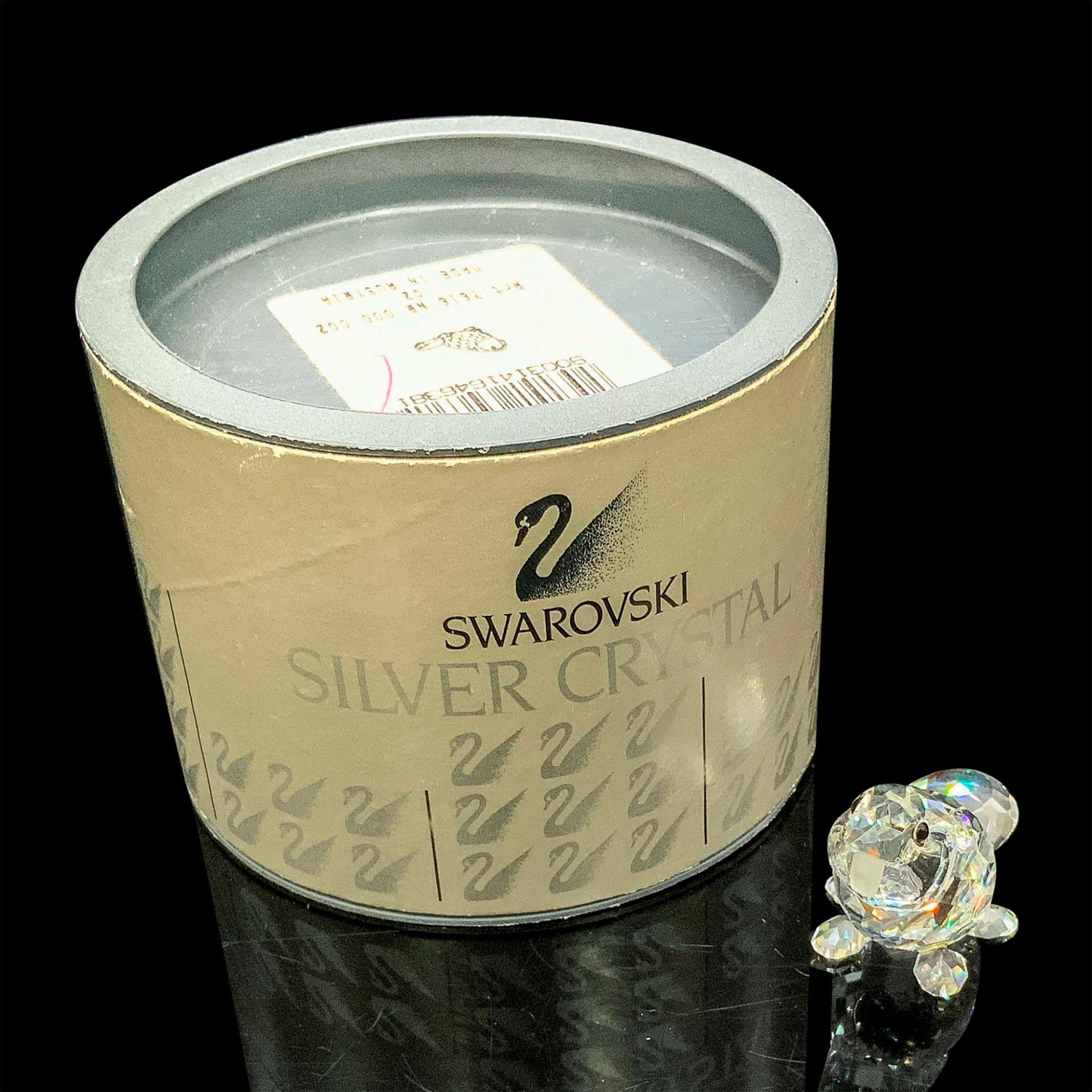 Swarovski Silver Crystal, Biber Baby Sitzend Beaver - Bild 4 aus 4