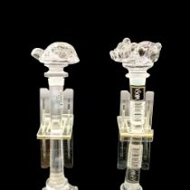 Pair of Crystal Animal Bottle Stoppers