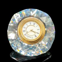 Swarovski Crystal Clock, Polar Star Gold
