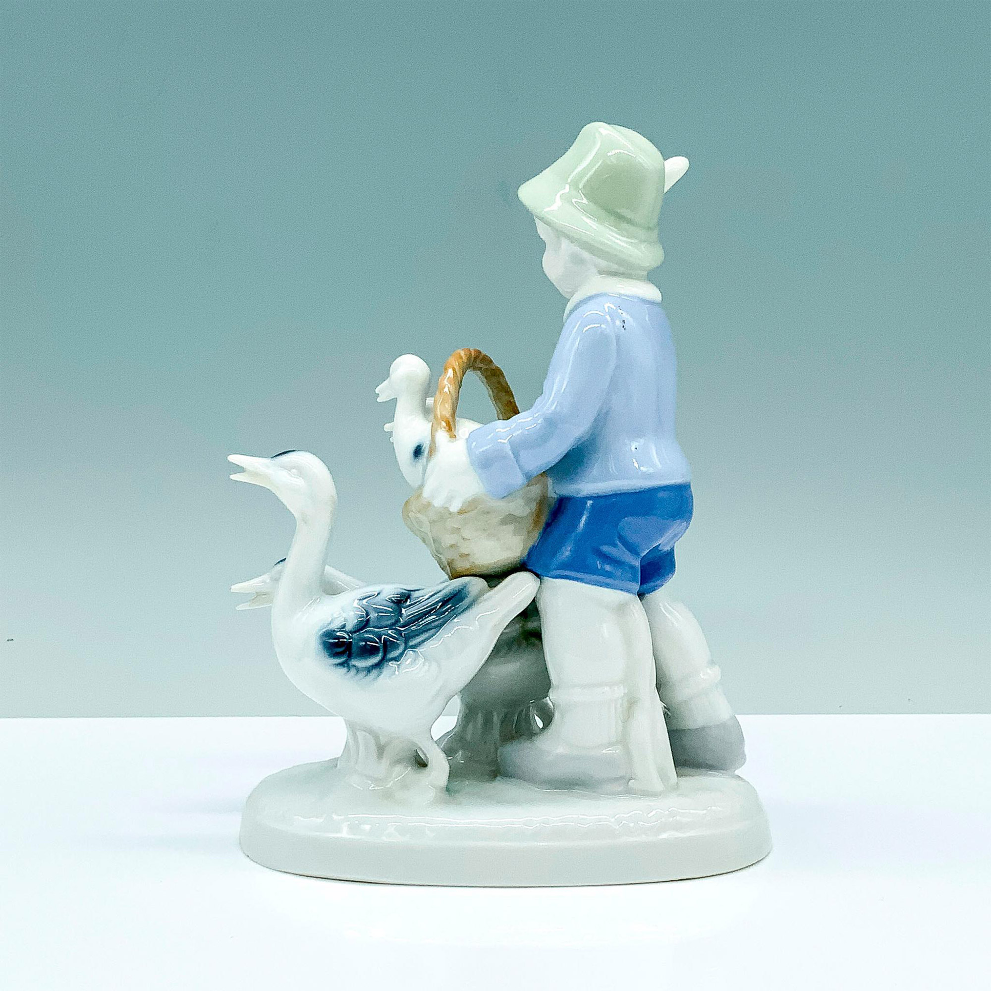 Gerold Porcelain Figurine, Boy with Geese - Image 2 of 3