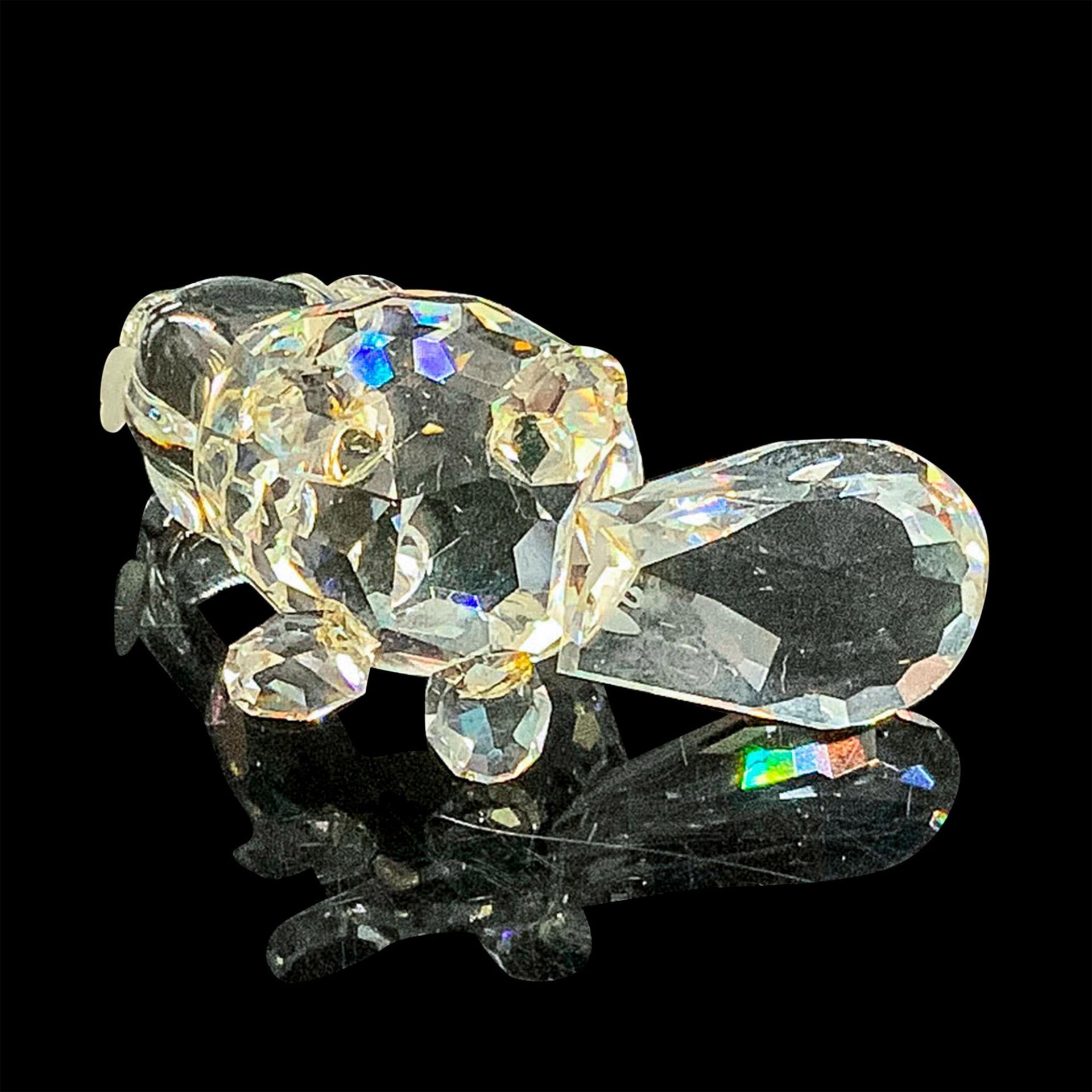 Swarovski Silver Crystal, Biber Baby Sitzend Beaver - Bild 3 aus 4