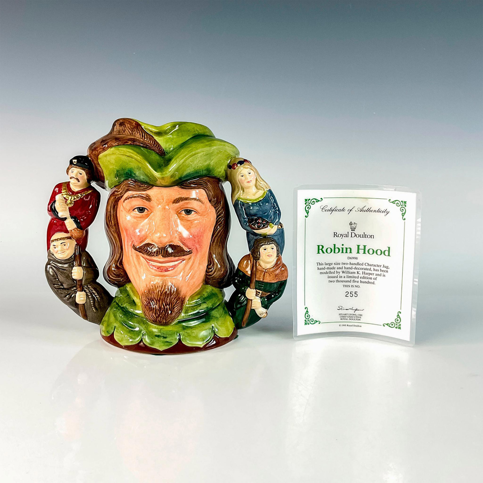 Robin Hood D6998 (Double Handle) - Large - Royal Doulton Character Jug - Image 2 of 4