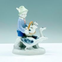 Gerold Porcelain Figurine, Boy with Geese