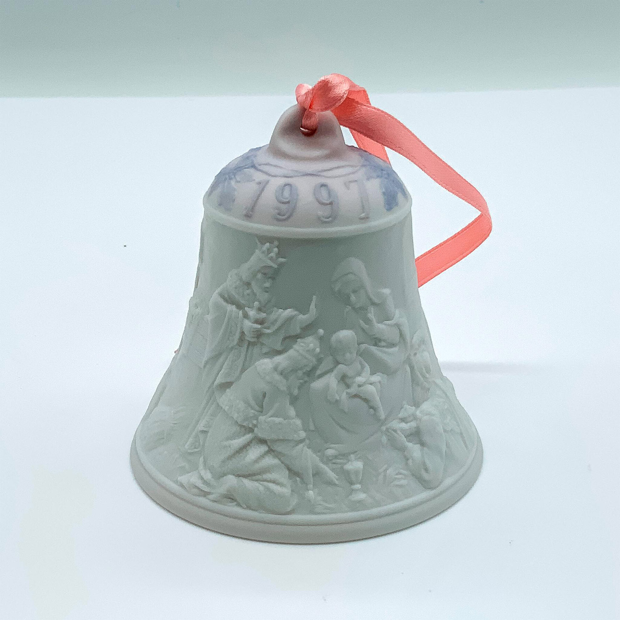 1997 Christmas Bell 1016441 - Lladro Porcelain Ornament