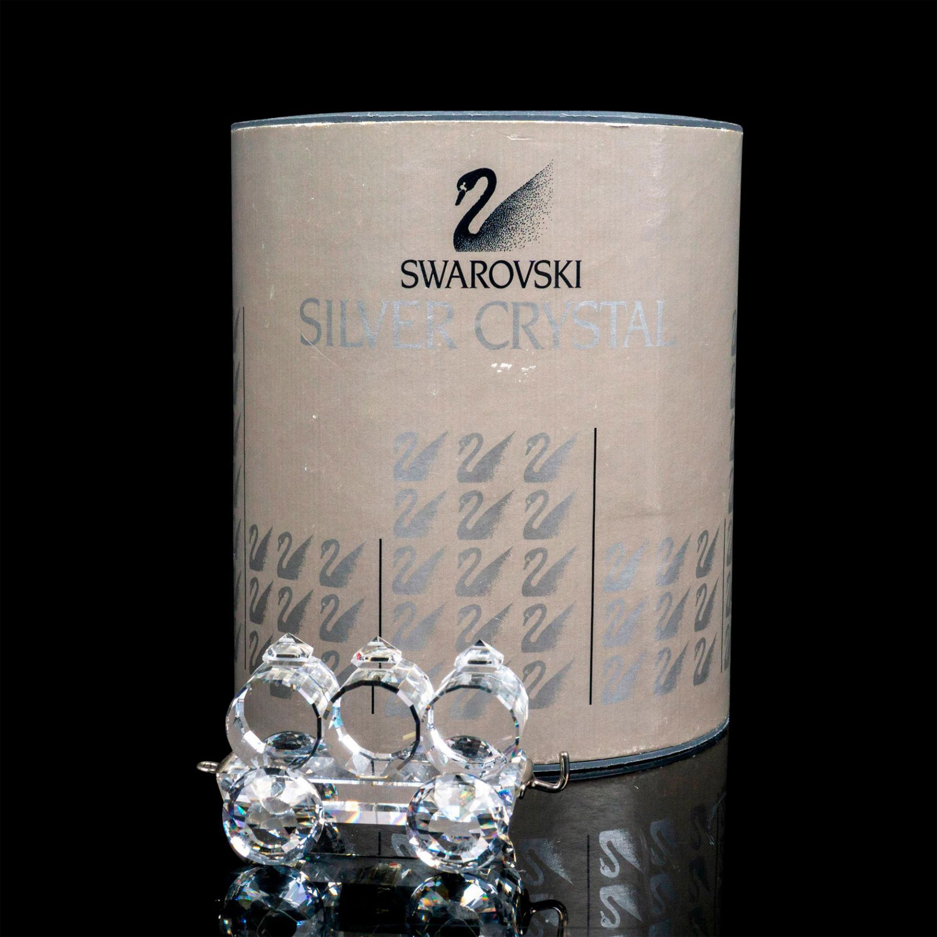 Swarovski Silver Crystal Figurine, Petrol Wagon - Image 4 of 4
