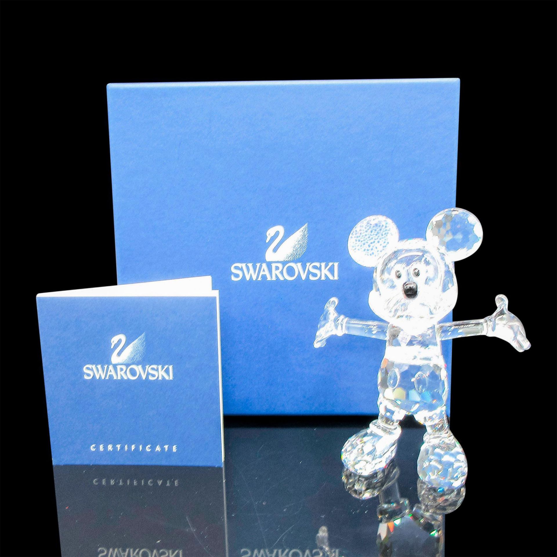 Swarovski Silver Crystal Figurine, Disney Mickey Mouse - Image 4 of 4
