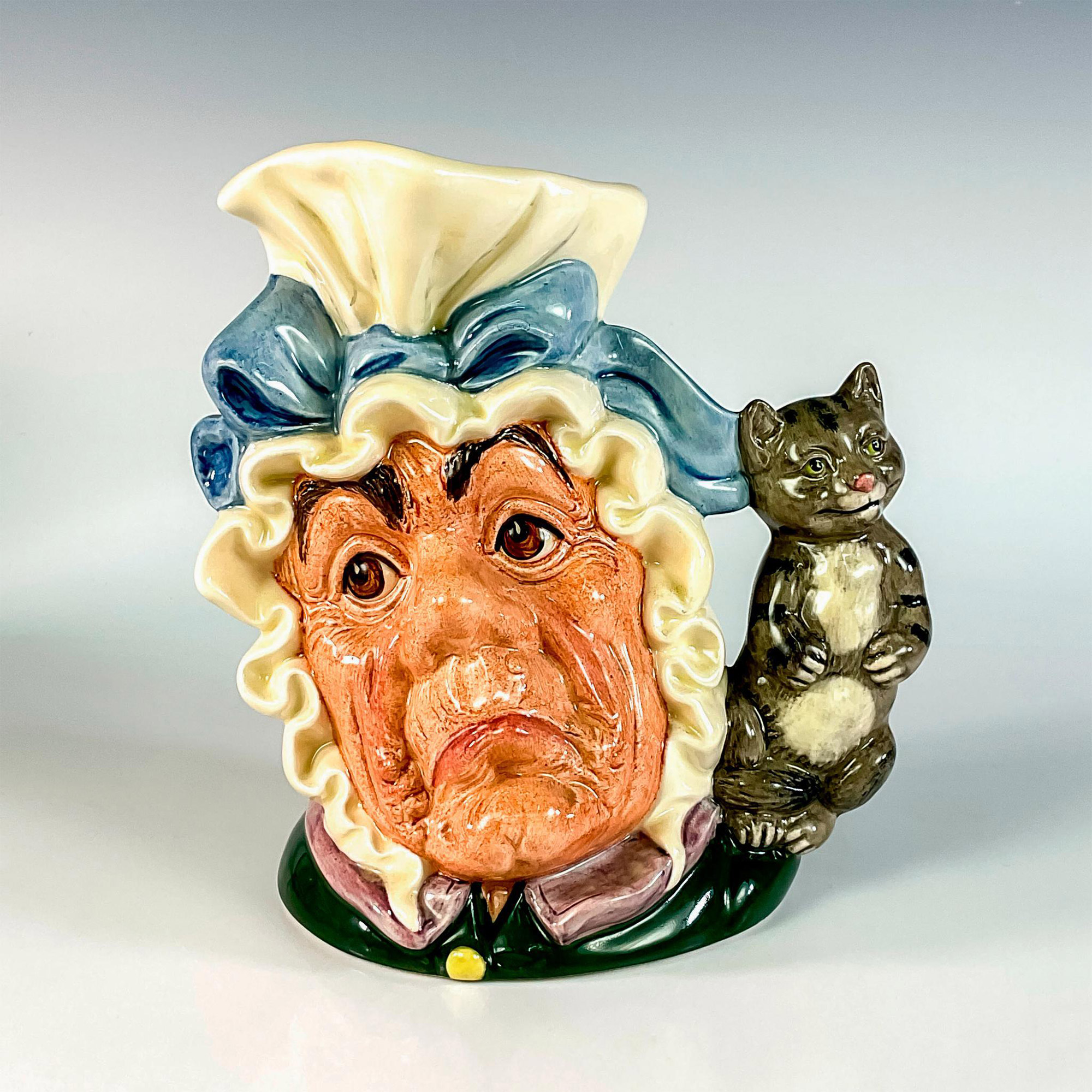 Cook and Cheshire Cat D6842 - Large - Royal Doulton Character Jug