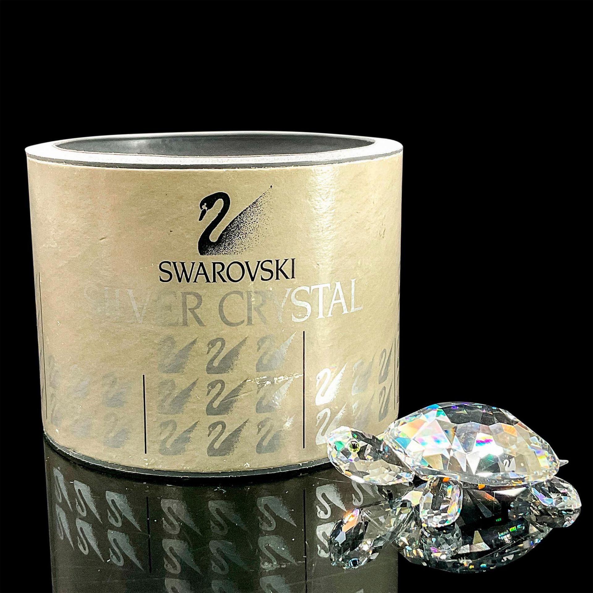 Swarovski Silver Crystal Figurine, Turtle - Bild 4 aus 4