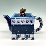 Cardinal Inc. Porcelain Teapot, Chanukah Lights