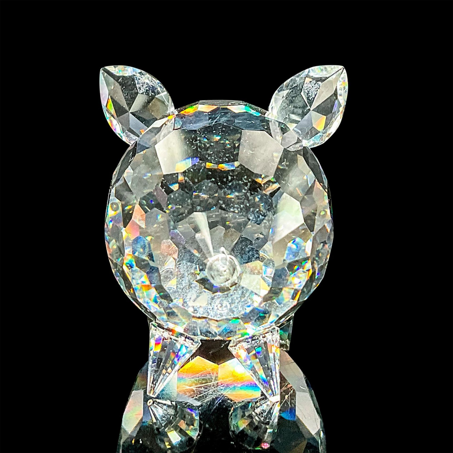 Swarovski Silver Crystal Figurine, Pig - Image 3 of 5