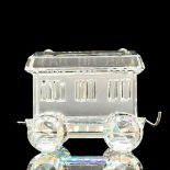 Swarovski Silver Crystal Figurine, Passenger Car