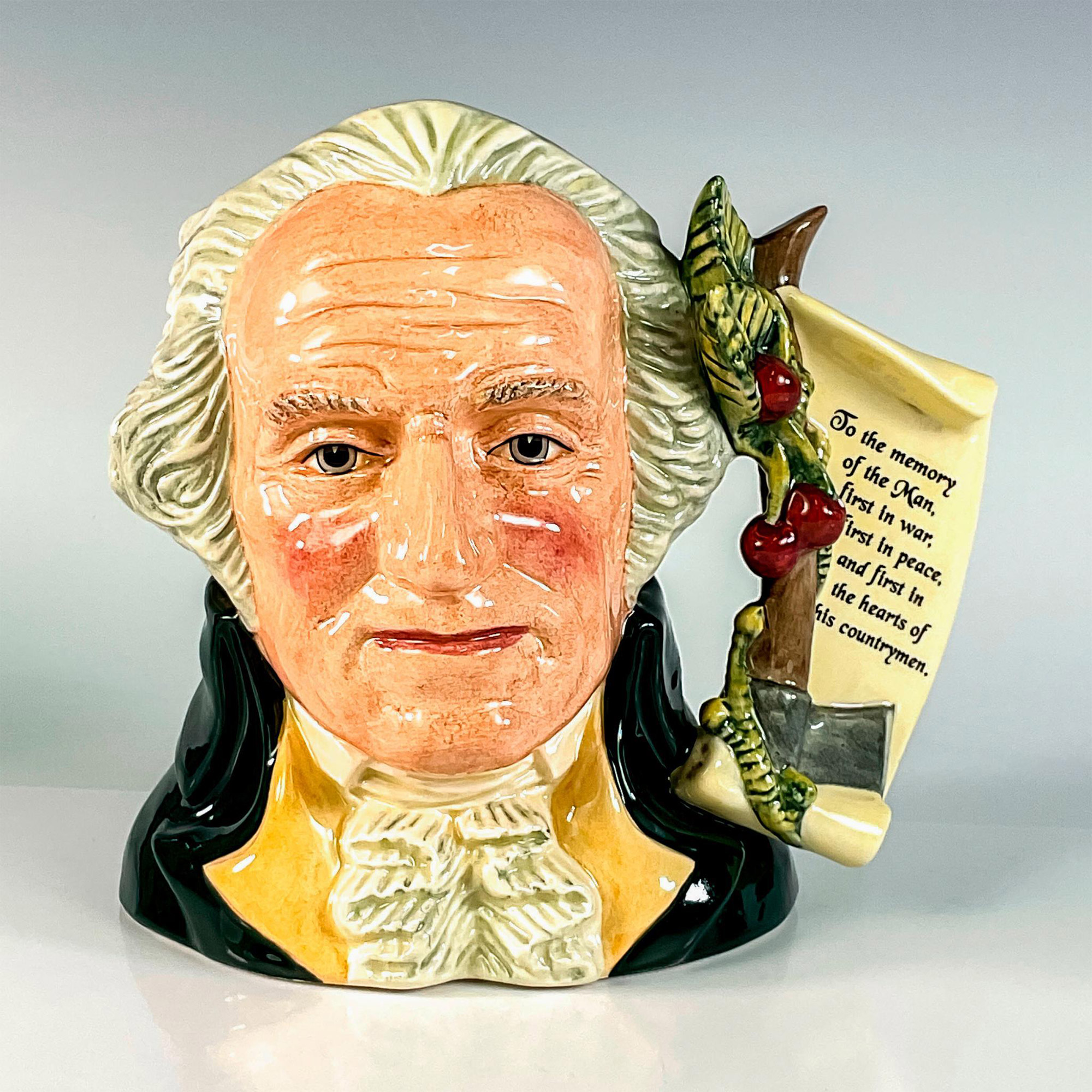 George Washington D6965 (Cherry Handle) - Large - Royal Doulton Character Jug