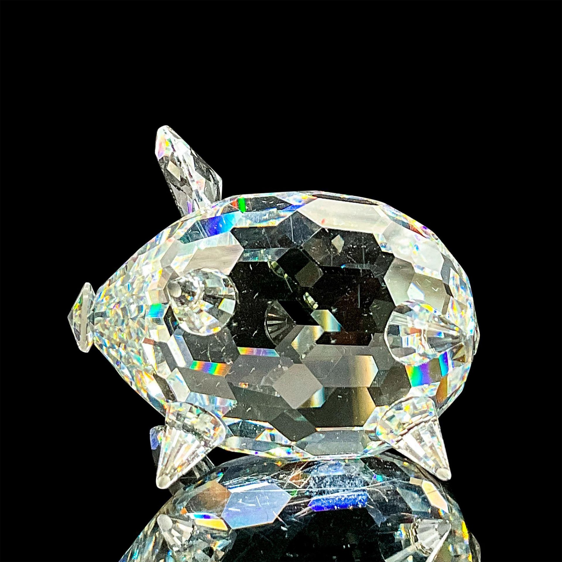 Swarovski Silver Crystal Figurine, Pig - Image 4 of 5