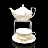 3pc Wedgwood Bone China Tea Service, Petal