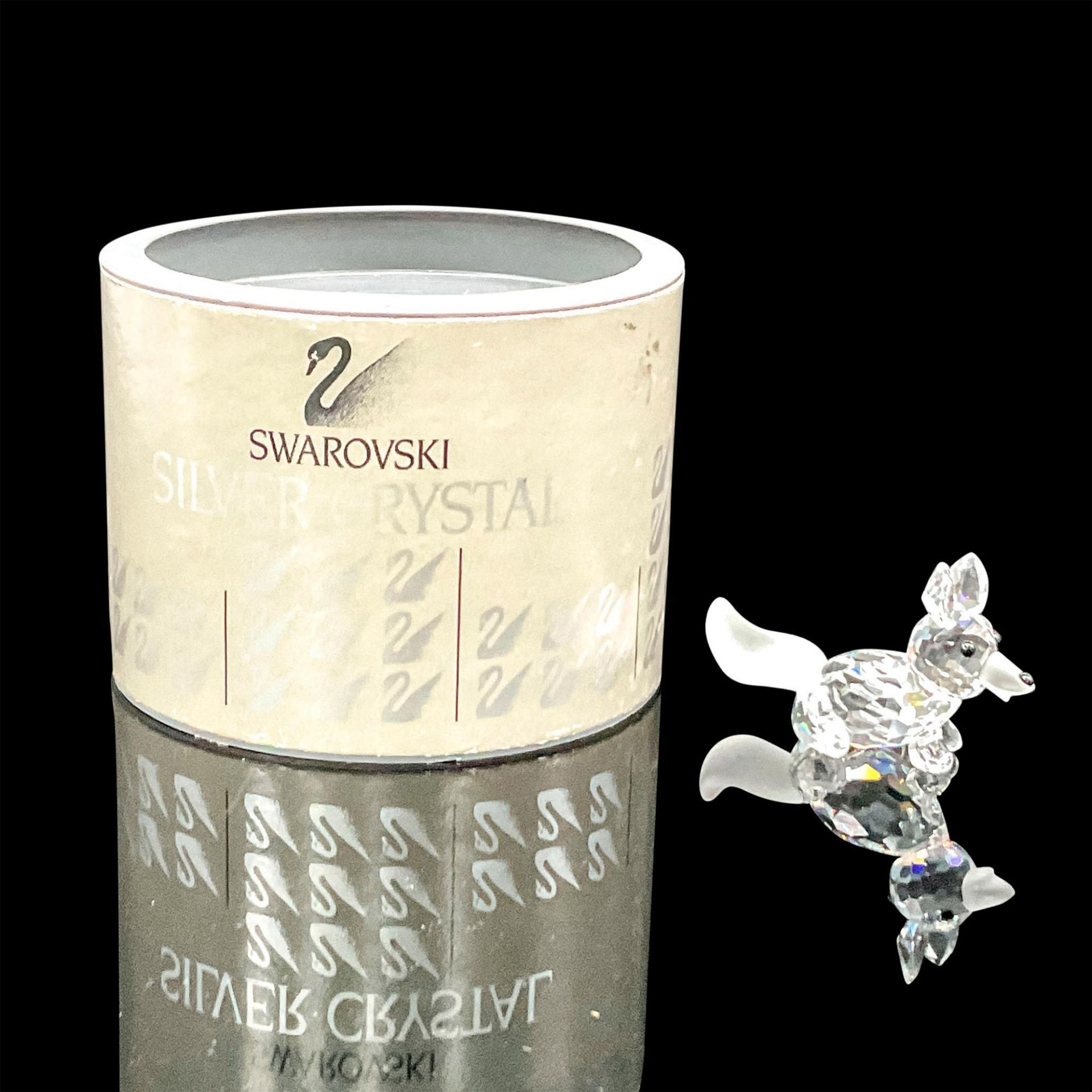 Swarovski Silver Crystal Figurine, Mini Fox Prowling - Image 2 of 3