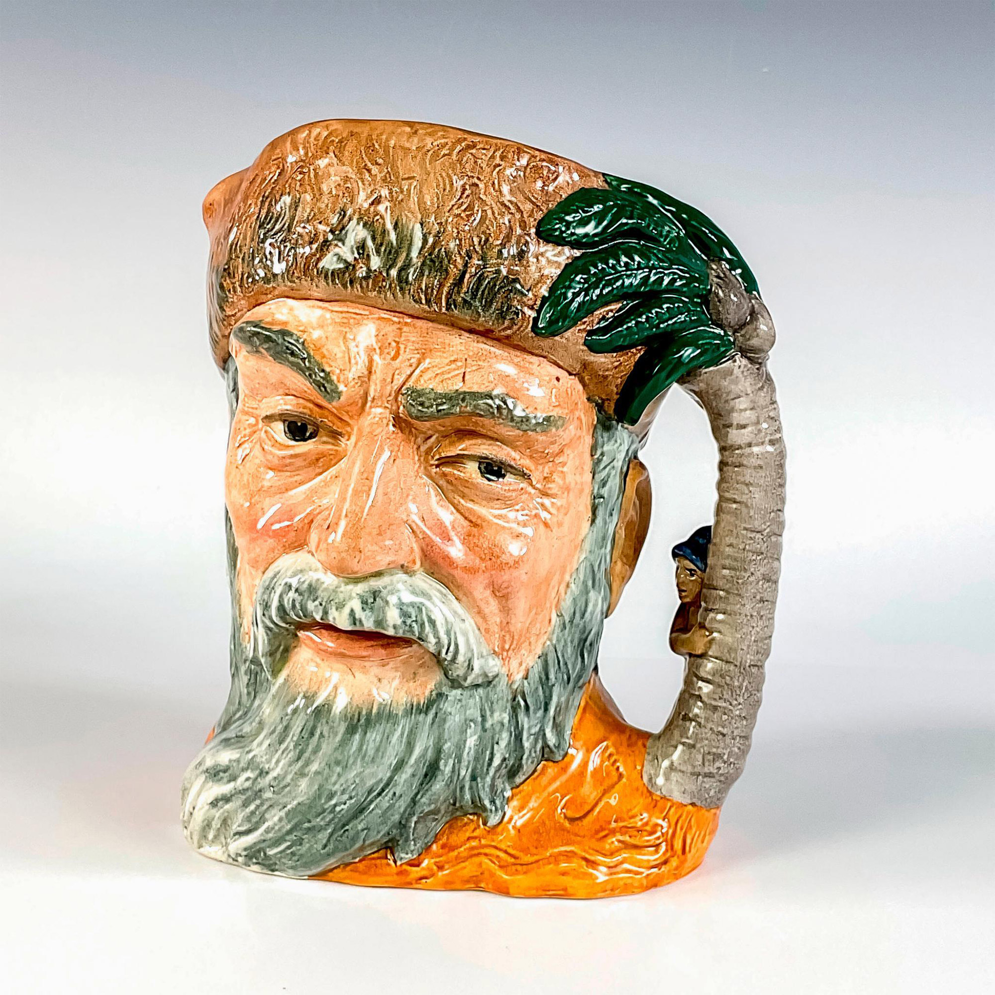 Robinson Crusoe D6532 (with Footprint) - Large - Royal Doulton Character Jug