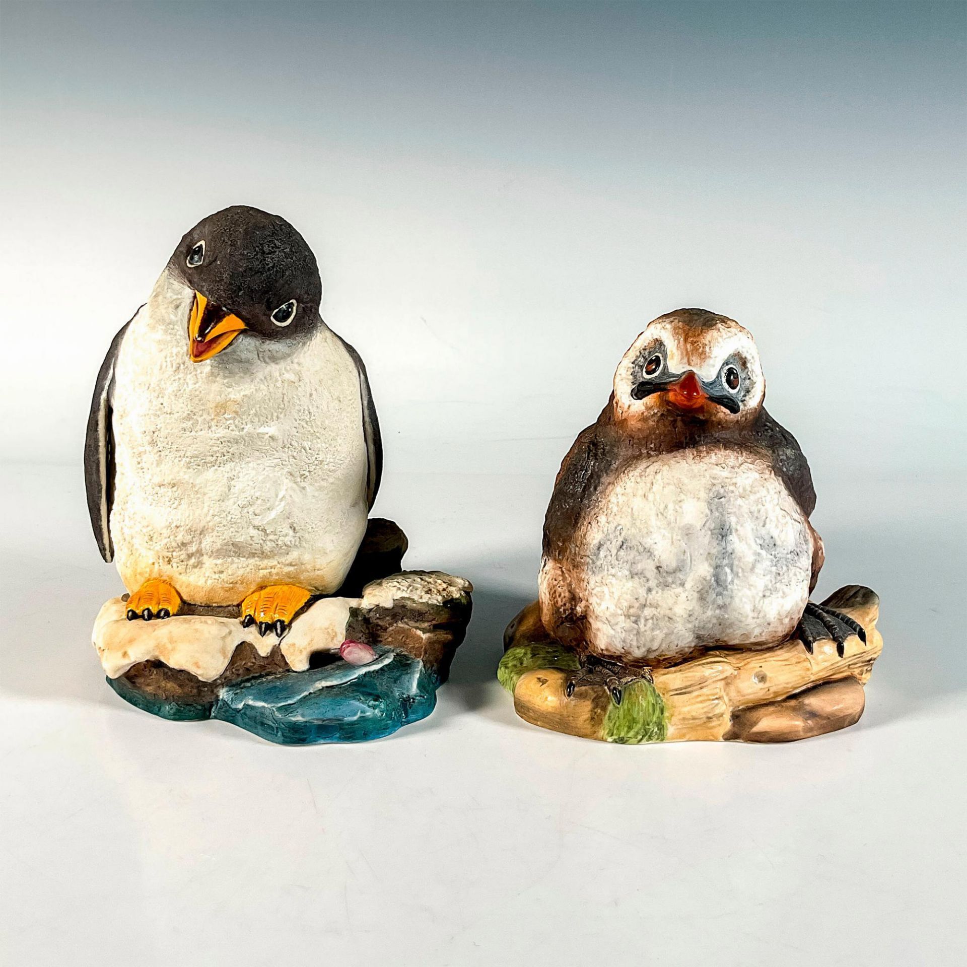 2pc Boehm Porcelain Bird Figurines