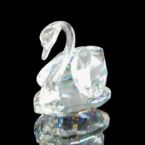 Swarovski Silver Crystal Figurine, Medium Swan