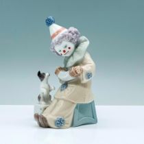 Pierrot With Concertina 1005279 - Lladro Porcelain Figurine