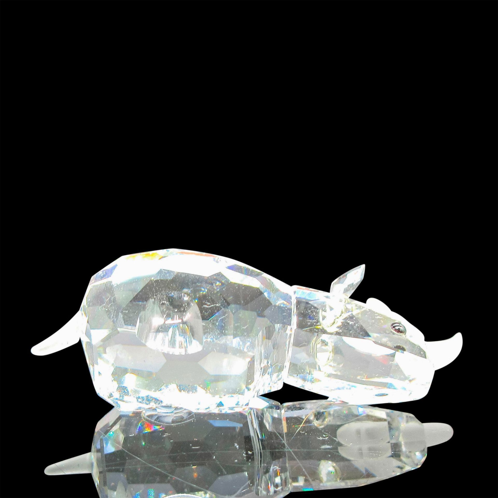 Swarovski Silver Crystal Figurine, Small Rhinoceros - Bild 3 aus 4