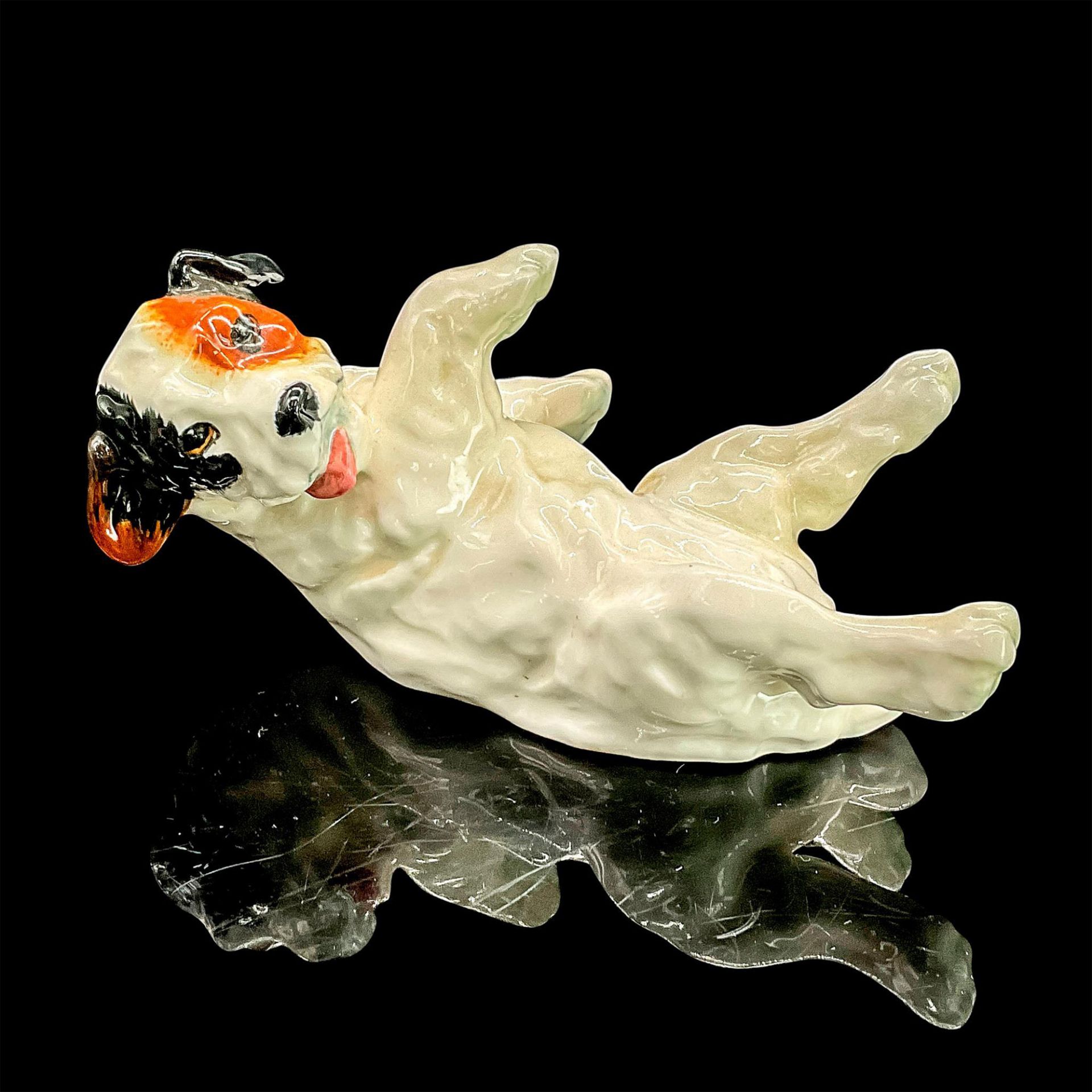 Character Dog, Lying on Back HN1098 - Royal Doulton Figurine