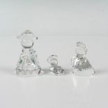 Swarovski Silver Crystal Figurine, Holy Family