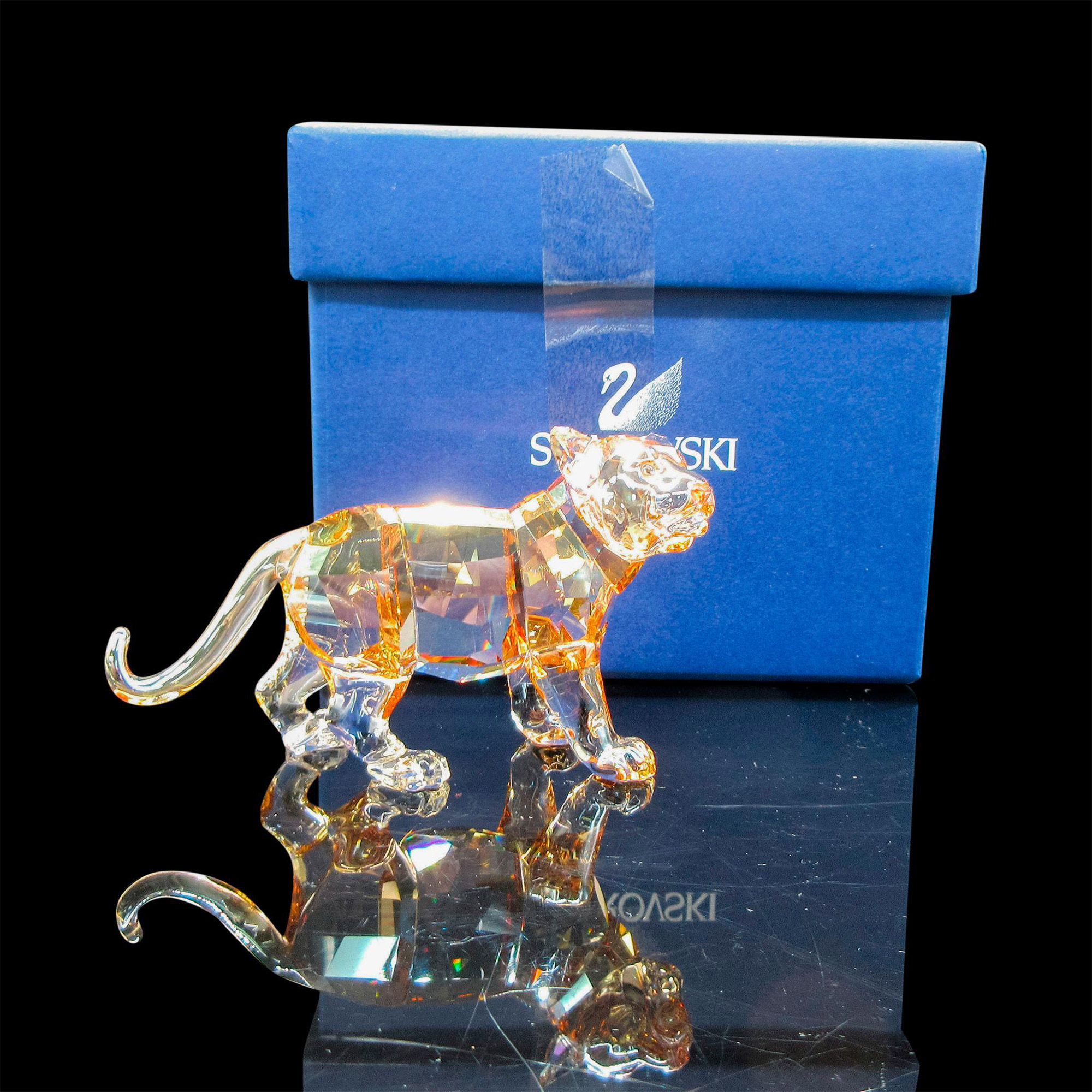 Swarovski Crystal Figurine, Standing Tiger Cub - Image 4 of 4