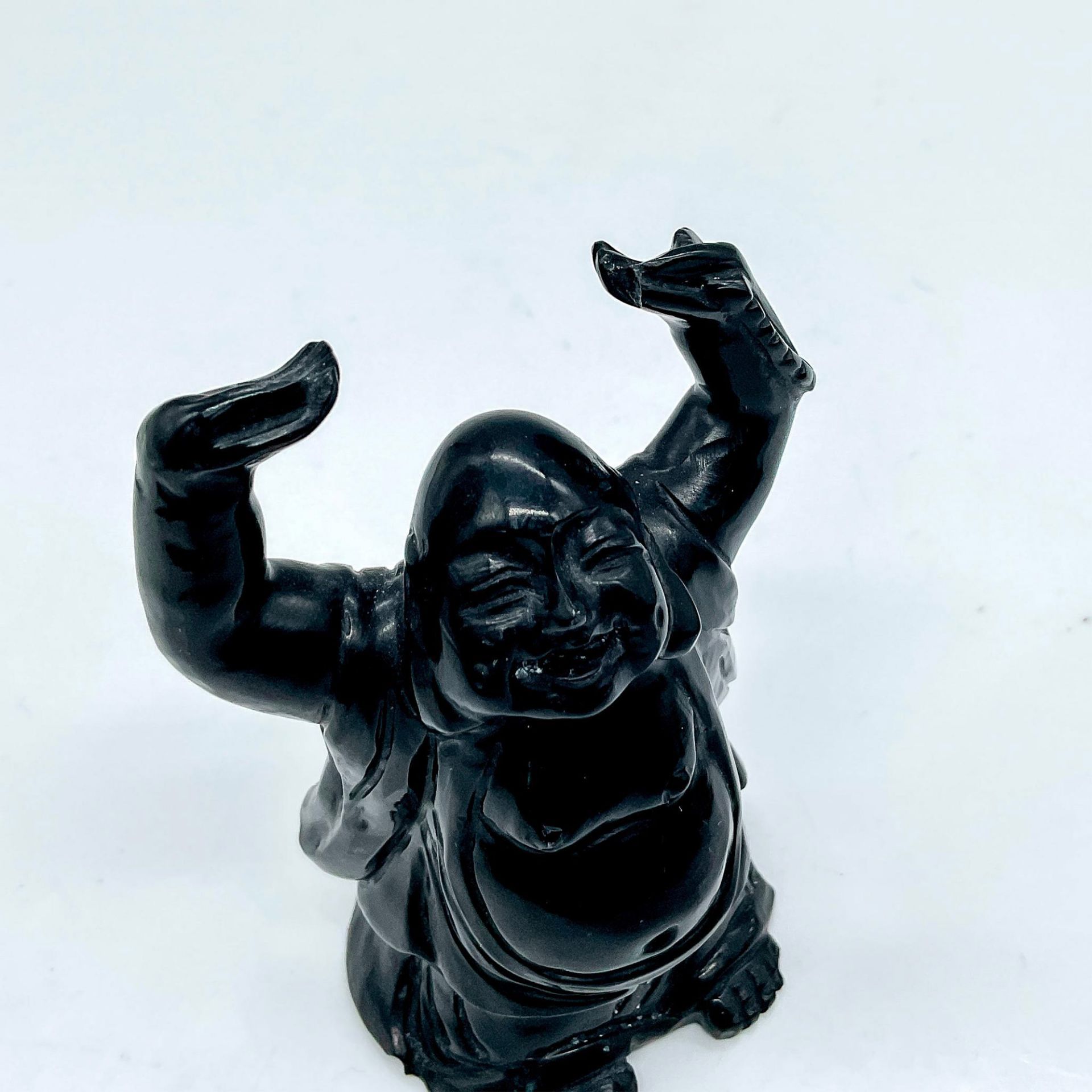 4pc Asian Buddha Figurines - Image 4 of 4
