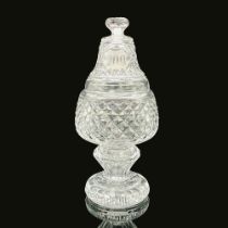 Bicentennial Waterford Crystal Pedestal Candy Jar with Bell