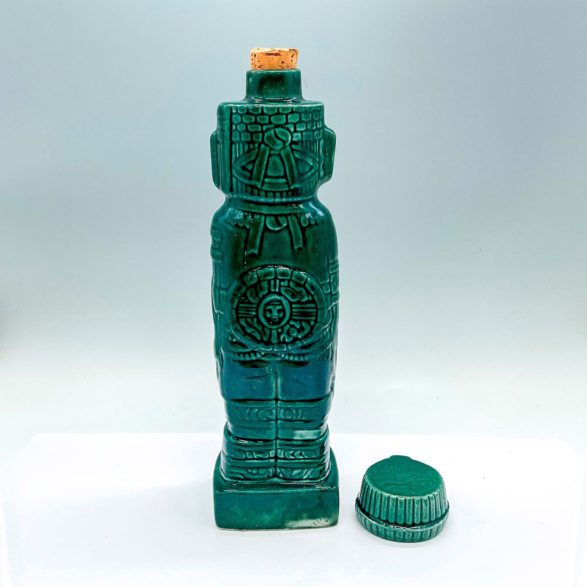 Tiki Bar Aztec Mayan Liquor Bottle - Image 2 of 3