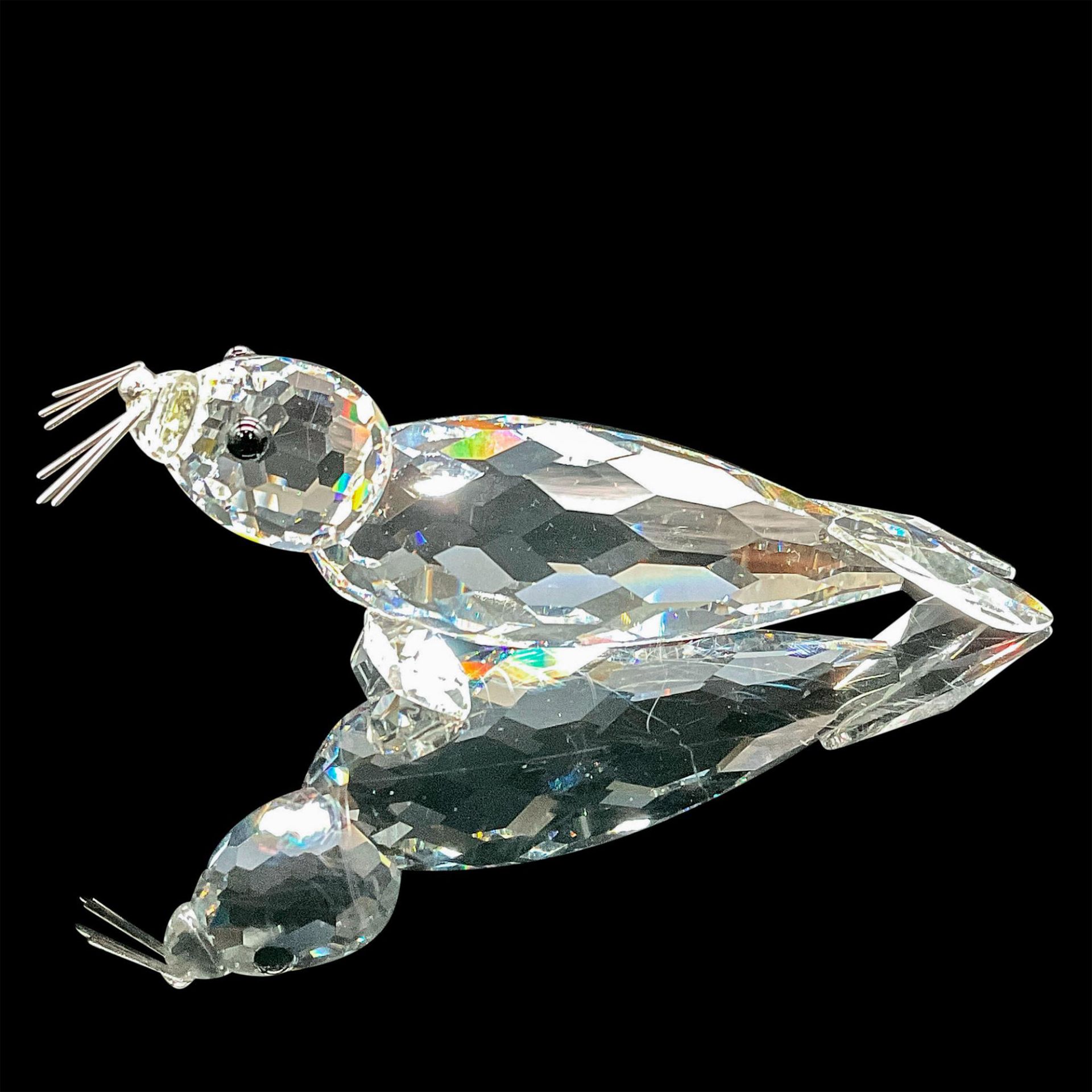 Swarovski Crystal Figurine, Large Seal
