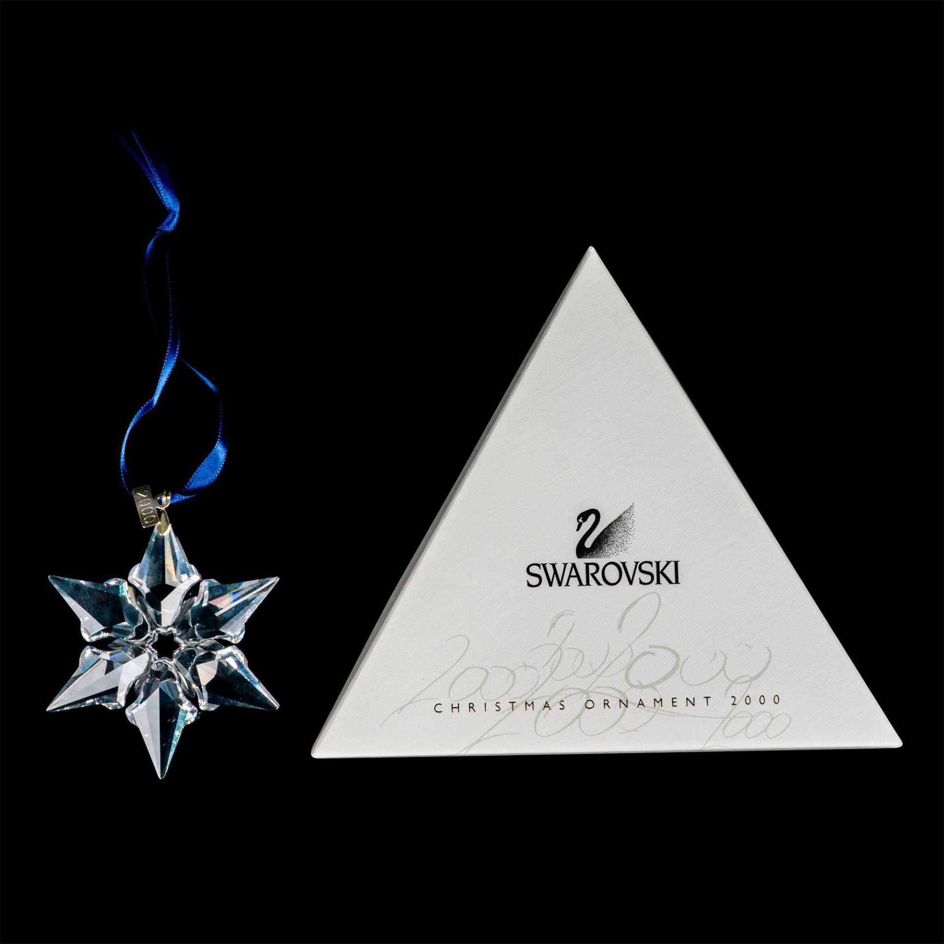 Swarovski Crystal Holiday Ornament 2000 - Image 2 of 2