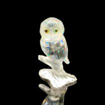 Swarovski Crystal Figurine, Owl on Branch 119442