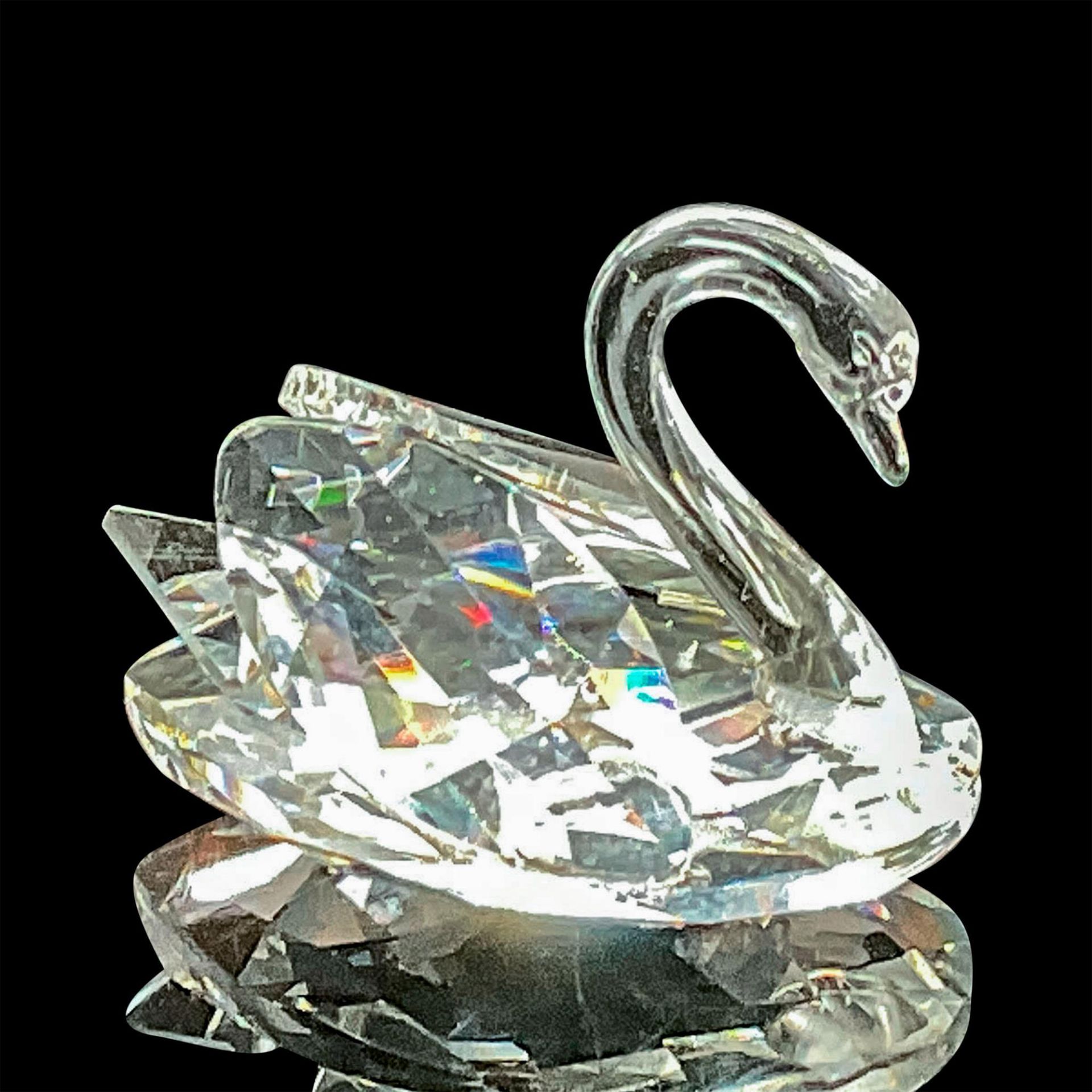 Swarovski Crystal Figurine Miniature Swan - Image 2 of 3